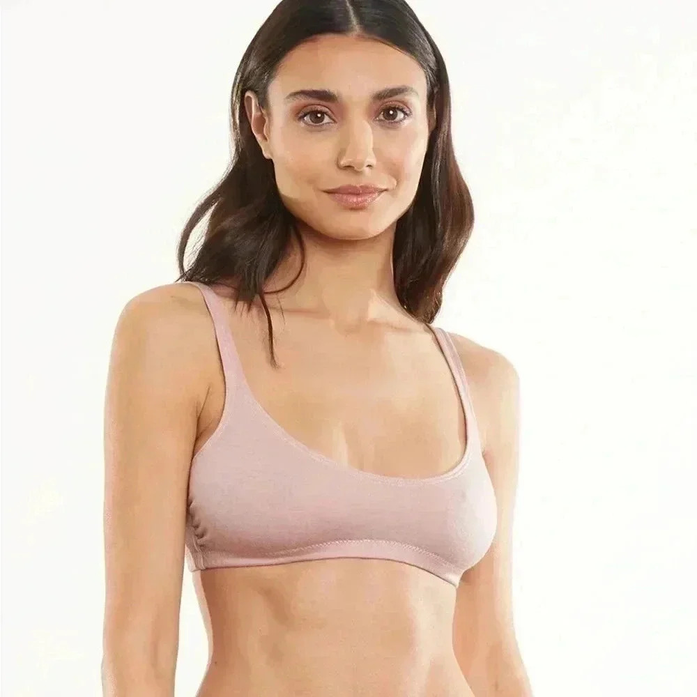 NWT Commando Butter  Bamboo Scoop Bralette in Rose XS